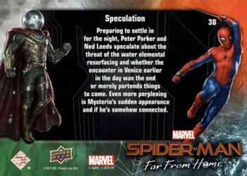 2019 Upper Deck Marvel Spider-Man Far From Home #38 Speculation Back