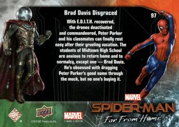 2019 Upper Deck Marvel Spider-Man Far From Home #97 Brad Davis Disgraced Back