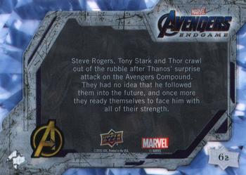 2020 Upper Deck Marvel Avengers Endgame & Captain Marvel #62 Time Messes Back Back