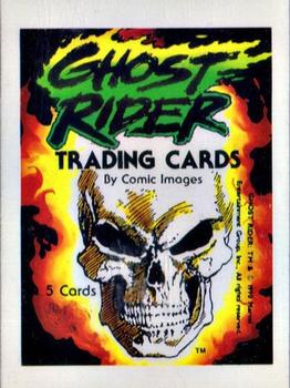 1990 Comic Images Ghost Rider #NNO Header Card Front