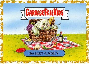 2019 Topps Garbage Pail Kids: Revenge of Oh, the Horror-ible! - Blood Splatter Gold #2a Basket Casey Front