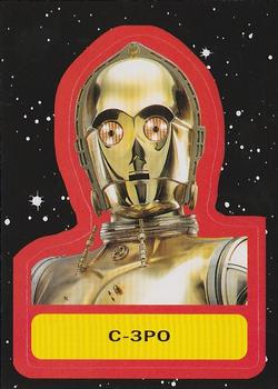 2019 Topps Star Wars Journey to Star Wars The Rise of Skywalker - Character Stickers #CS-8 C-3PO Front