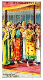 1911 Wills's The Coronation Series #5 Coronation of Richard I, 1189 Front