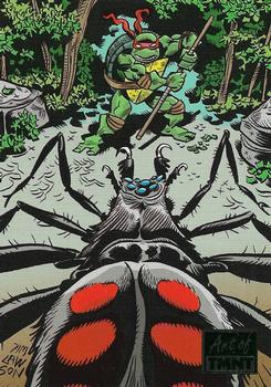 2019 Topps The Art of TMNT - Green #80 Jim Lawson - Donatello vs. the spider Front