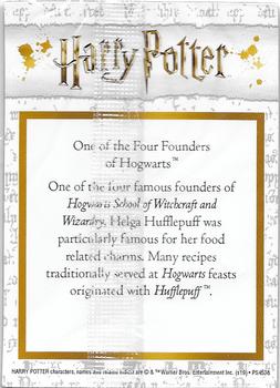 2018-23 Jelly Belly Harry Potter Chocolate Frogs Wizard Cards #NNO Helga Hufflepuff Back