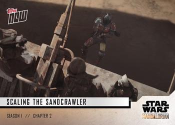 2019 Topps Now Star Wars: The Mandalorian #8 Scaling the Sandcrawler Front