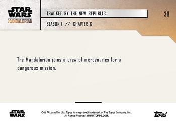 2019 Topps Now Star Wars: The Mandalorian #30 Tracked by the New Republic Back