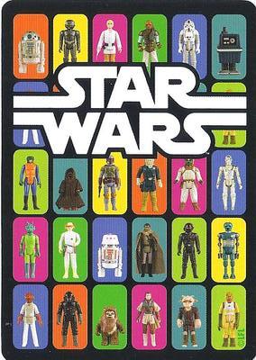 2019 NMR Distribution Star Wars Vintage Kenner Action Figures Playing Cards #J♠ Han Solo Back