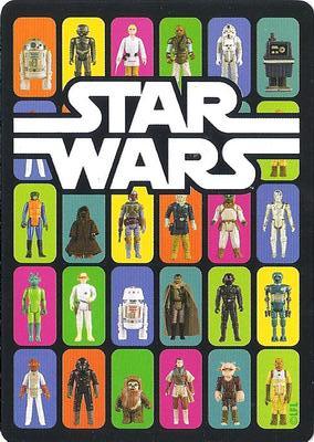 2019 NMR Distribution Star Wars Vintage Kenner Action Figures Playing Cards #K♥ Luke Skywalker Back
