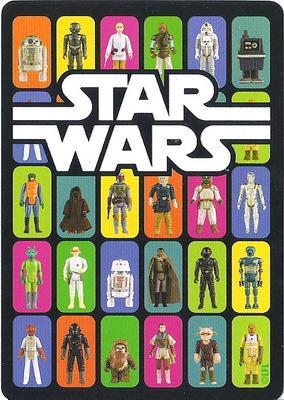 2019 NMR Distribution Star Wars Vintage Kenner Action Figures Playing Cards #3♦ Ree-Yees Back