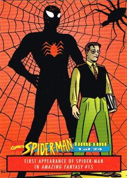 1995 Welches Eskimo Pie Spider-Man Timeline #1 First Appearance of Spider-Man Front