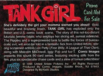 1995 Comic Images Tank Girl - Promos #NNO Rolling In March '95 Back