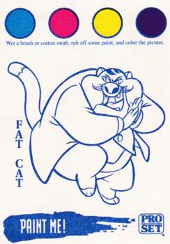 1992 Pro Set Disney Afternoon #6 Fat Cat / Monterey Jack Front