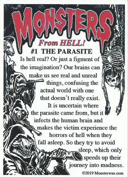 2019 Monsterwax Monsters From Hell #1 Parasite Back