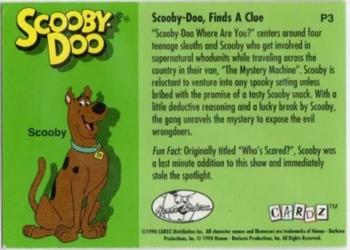 1994 Cardz Hanna-Barbera Classics - Promos #P3 Scooby-Doo, Finds A Clue Back