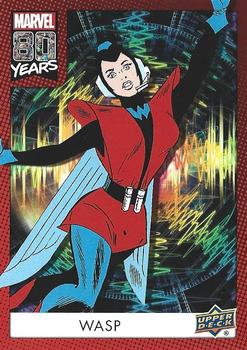 2019 Upper Deck Marvel 80th Anniversary - Color Spike #22 Wasp Front