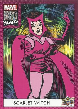 2019 Upper Deck Marvel 80th Anniversary - Color Spike #32 Scarlet Witch Front