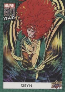 2019 Upper Deck Marvel 80th Anniversary - Color Spike #125 Siryn Front