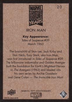 2019 Upper Deck Marvel 80th Anniversary - Retro #20 Iron Man Back