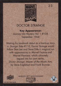 2019 Upper Deck Marvel 80th Anniversary - Retro #23 Doctor Strange Back