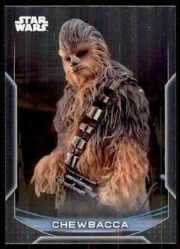 2020 Topps Chrome Star Wars Perspectives Resistance vs. the First Order #8-R Chewbacca Front