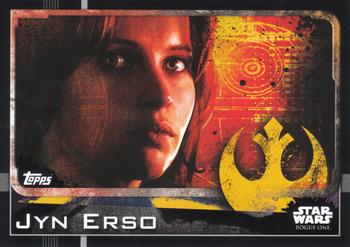 2016 Topps Star Wars Rogue One (German Edition) #3 Jyn Erso Front