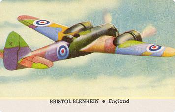 1940 Card-O Aeroplanes Series B (R112-3) #NNO Bristol-Blenhein Front