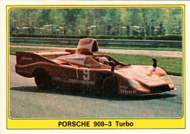 1977 Panini Super Auto Stickers #44 Porsche 908-3 Turbo Front