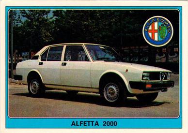 1977 Panini Super Auto Stickers #53 Alfetta 2000 Front