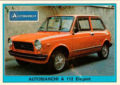 1977 Panini Super Auto Stickers #59 Autobianchi A 112 Elegant Front