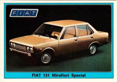1977 Panini Super Auto Stickers #114 Fiat 131 Mirafiori Special Front