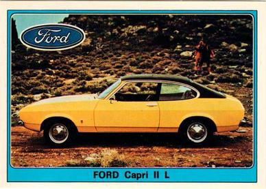 1977 Panini Super Auto Stickers #121 Ford Capri II L Front