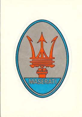 1977 Panini Super Auto Stickers #133 Officine Alfieri Maserati S.p.A. Front