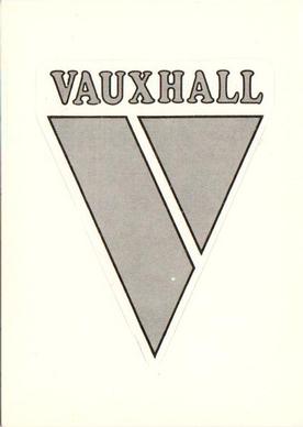 1977 Panini Super Auto Stickers #181 Vauxhall Motors, Ltd. Front