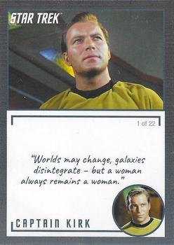 2020 Rittenhouse Star Trek The Original Series Archives & Inscriptions #1 Captain Kirk Front