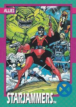 1992 Impel The Uncanny X-Men - Toy Biz #86 Starjammers Front