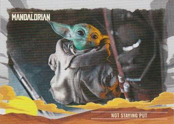 2020 Topps Star Wars The Mandalorian Journey of the Child #10 Not Staying Put Front