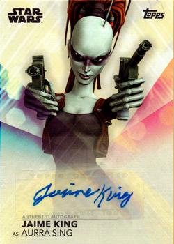 2020 Topps Women of Star Wars - Autographs #A-JK Jaime King Front
