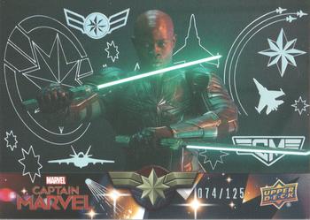 2020 Upper Deck Marvel Avengers Endgame & Captain Marvel - Captain Marvel Silver #9 Korath Front