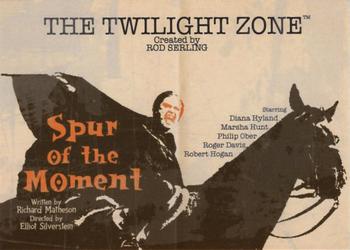 2020 Rittenhouse Twilight Zone Archives #J148 Spur Of The Moment Front
