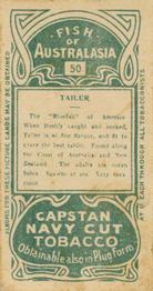 1912 Capstan Navy Cut Tobacco Fish of Australasia #50 Tailer Back