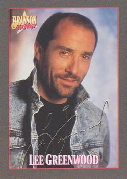 1992 NAC/Hit Cards International Branson On Stage - Gold Signature #51 Lee Greenwood Front