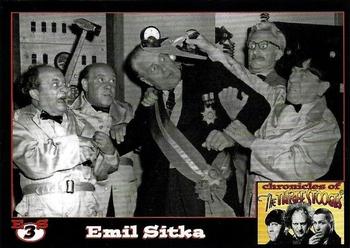 2016 RRParks Chronicles of the Three Stooges - Emil Sitka #ES3 Emil continued acting after the end of The Three Stooges Front