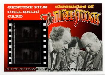 2015 RRParks Chronicles of the Three Stooges - Film Cell Cards #FC5 The Three Stooges Go Around the World in a Daze Front