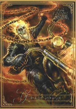 2019 Flair Marvel - Gold #27 Ghost Rider Front