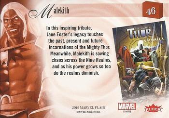 2019 Flair Marvel - Gold #46 Malekith Back