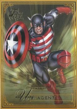 2019 Flair Marvel - Gold #82 U.S. Agent Front