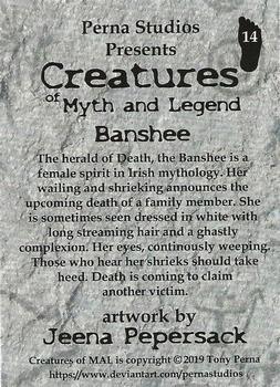 2019 Perna Studios Creatures of Myth and Legend #14 Banshee Back