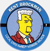 1994 SkyBox The Simpsons Skycaps #7 Kent Brockman Front