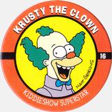 1994 SkyBox The Simpsons Skycaps #16 Krusty the Clown Front